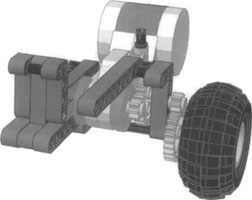 Detail of the Two-Stage Geartrain