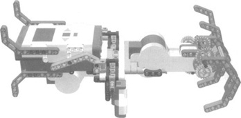 NXT Brick Backbracing and Ultrasonic Sensor