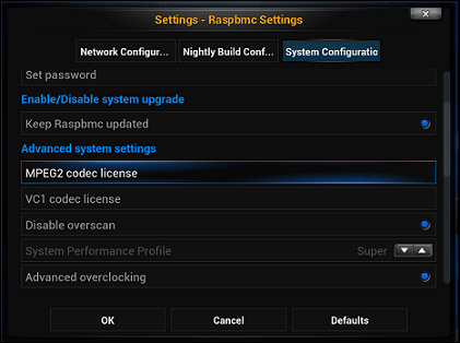 Adding additional codecs to Raspbmc