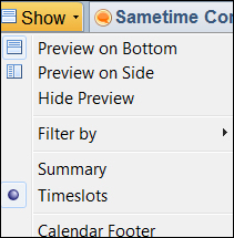 Calendar view customization