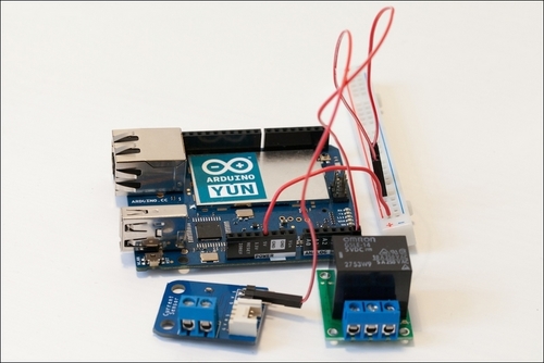Connecting the components to the Yún board