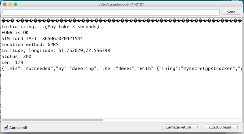 Building a GPS location tracker