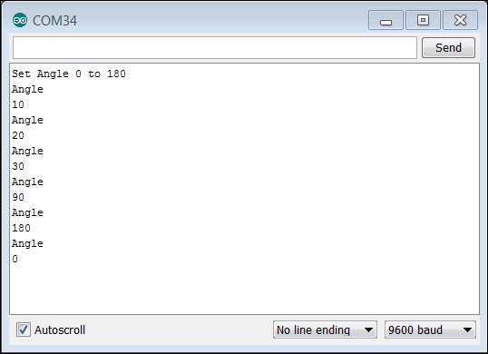 Controlling the servos with a program