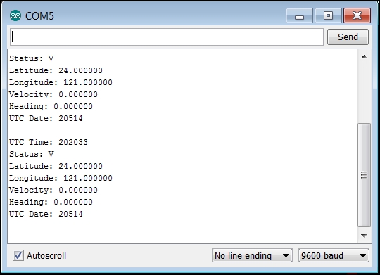 Accessing the GPS shield from the Arduino IDE