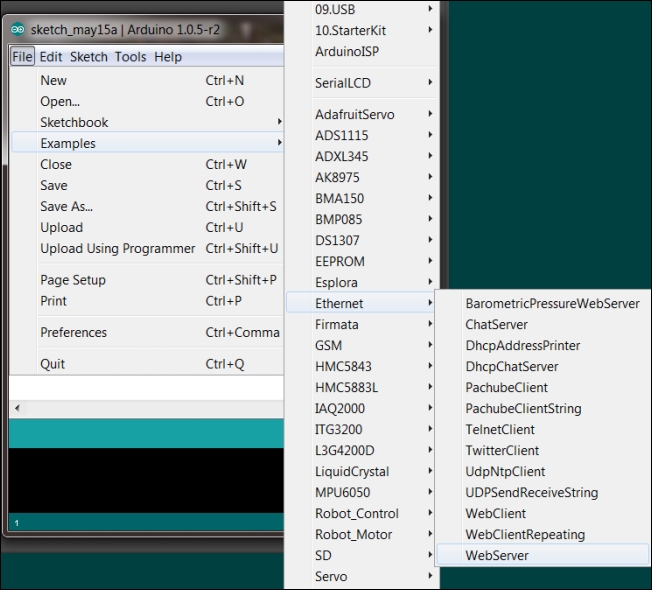 Connecting a LAN shield to Arduino