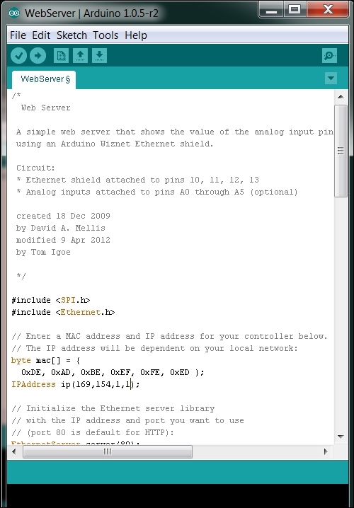 Connecting a LAN shield to Arduino