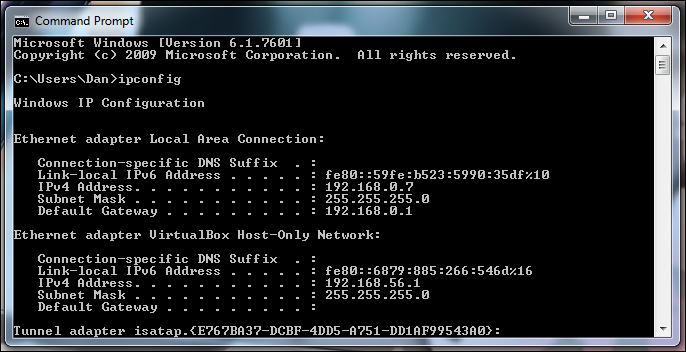 Network scanning