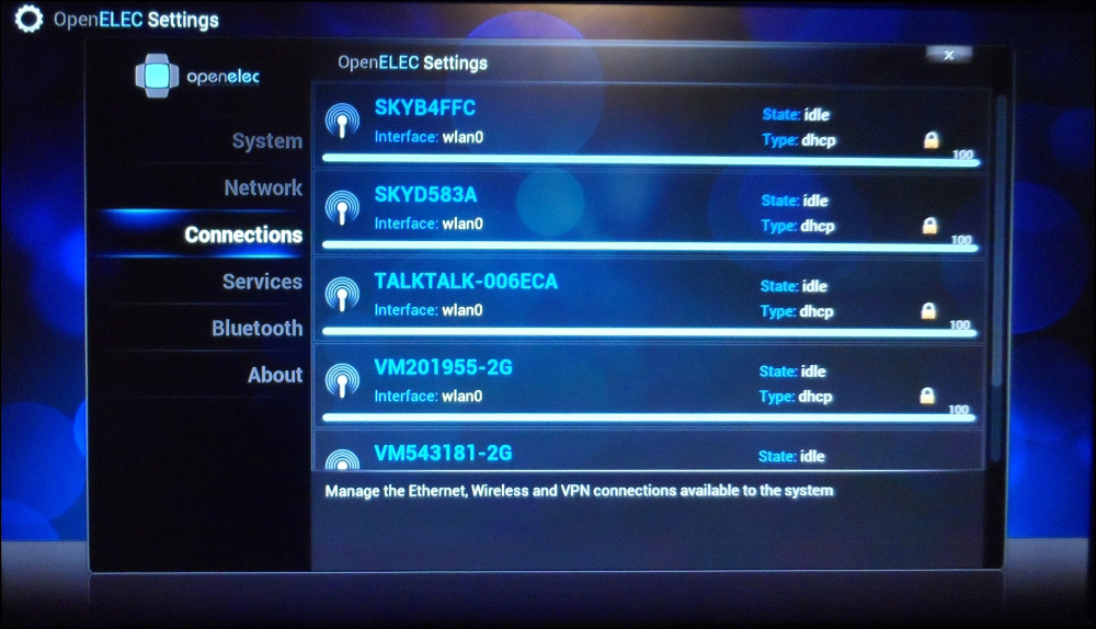 Connecting the Pi to a wireless network