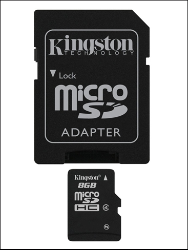 Preparing a microSD card