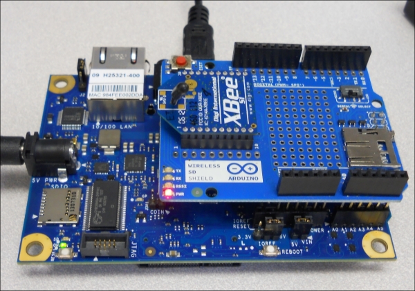Connecting an XBee interface to the Galileo