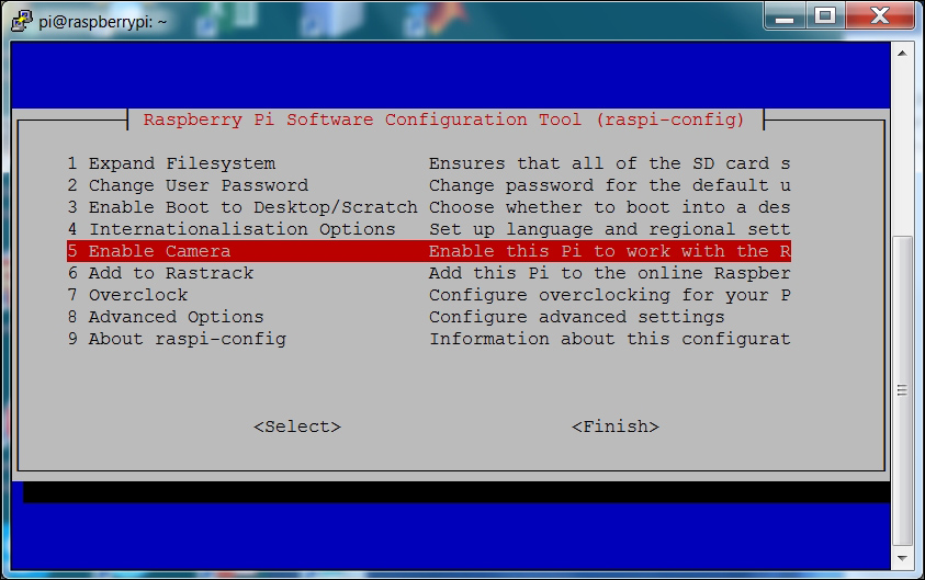 Installing RaspiCam on Raspberry Pi