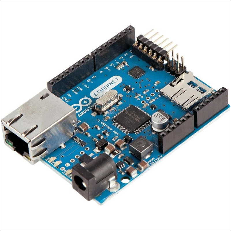 The Arduino Ethernet board