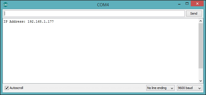 Assigning a static IP address