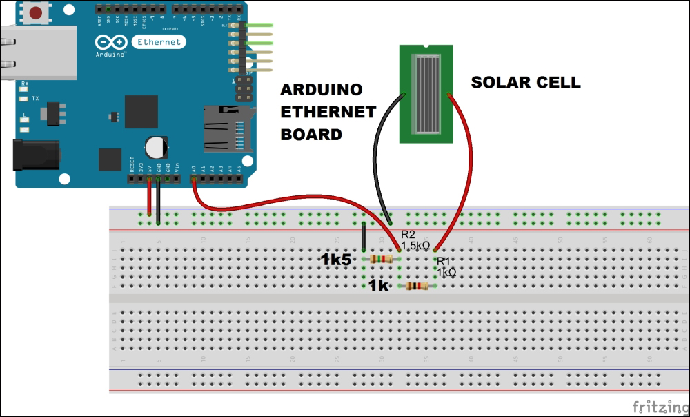 Building the circuit with Arduino