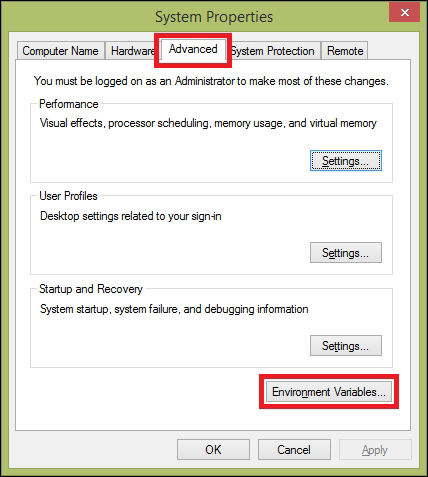 Setting environment variables for Python