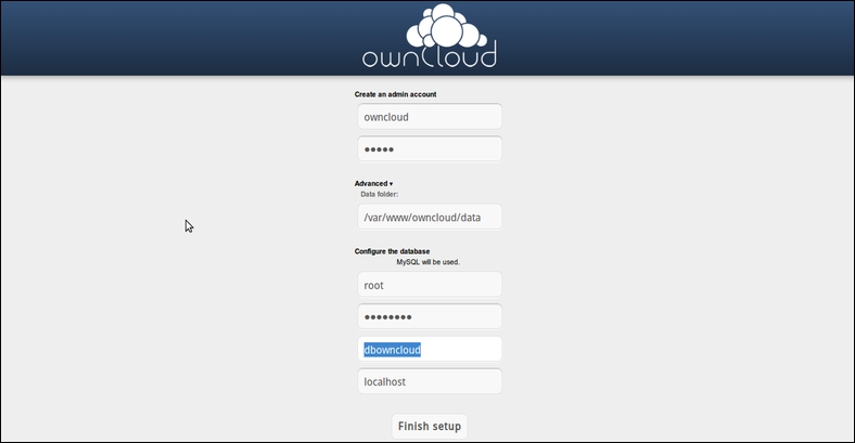 Installing ownCloud