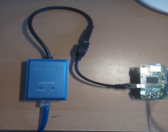 Connecting with an Ethernet adapter