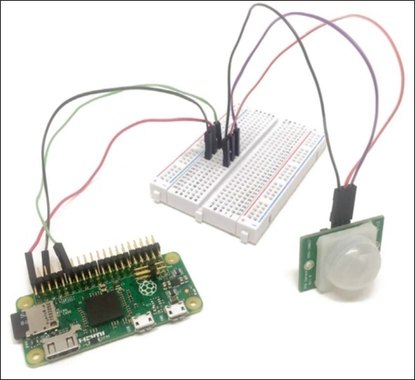 Motion sensor with Raspberry Pi Zero