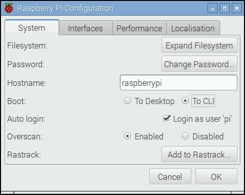 Expand the filesystem