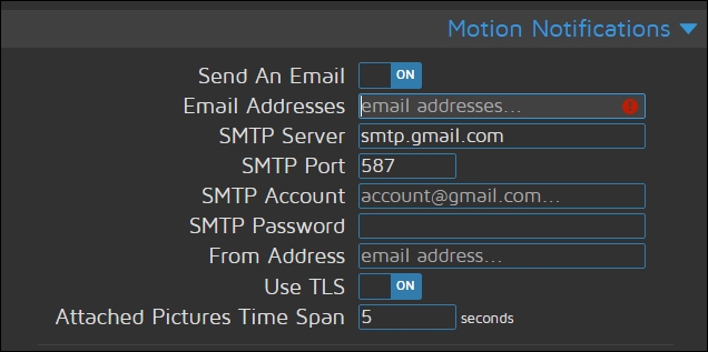 Viewing and e-mailing the evidence