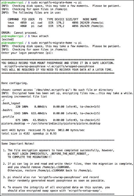 Encrypting your home with eCryptfs