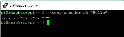 Writing the encoder script