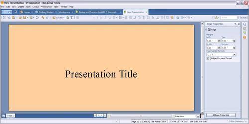 IBM Lotus Presentations
