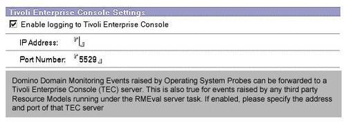 IBM Tivoli Enterprise Console integration