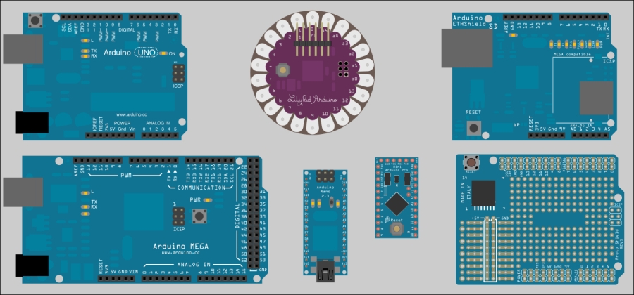 Presenting the big Arduino family