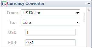 Adding a Currency Converter from the Google Gadget directory