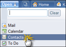 Opening contacts