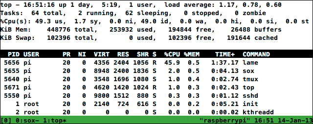 Keep your recordings running safely with tmux