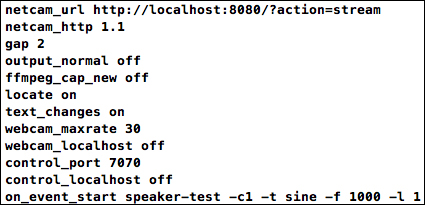 Creating an initial Motion configuration