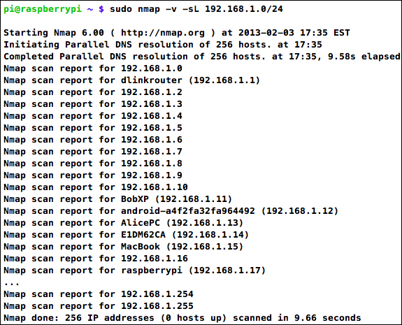 Mapping out your network with Nmap