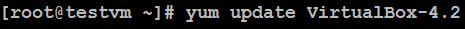 Update VirtualBox