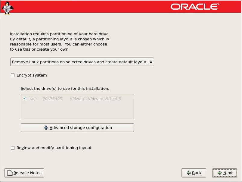 Installing Oracle Enterprise Linux 6.0