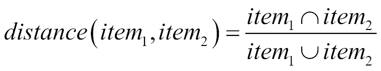 Item-based collaborative filtering on binary data