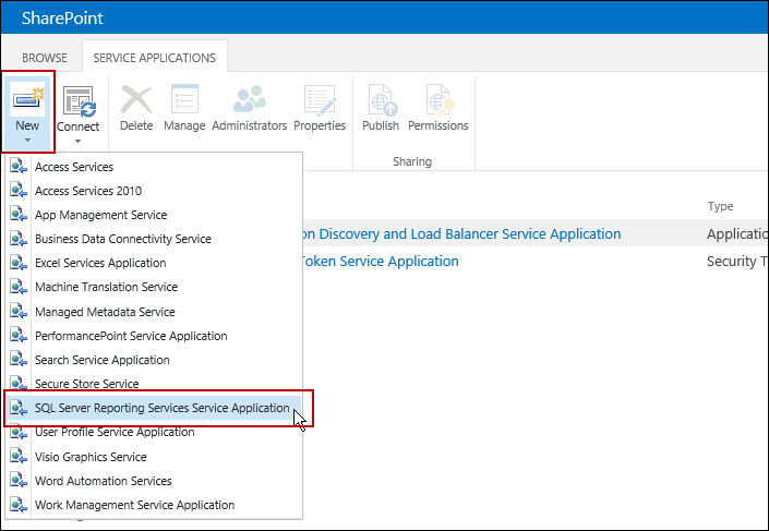 Creating Reporting Service Application