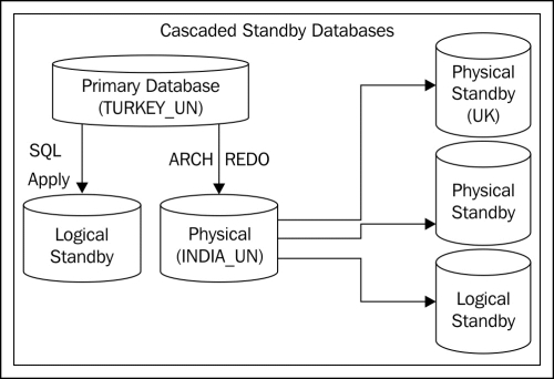 Cascade standby databases