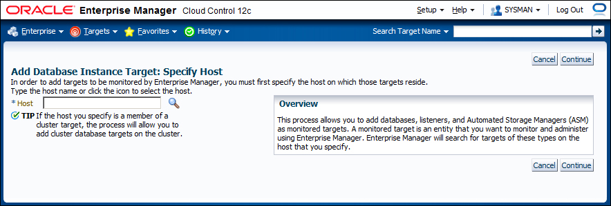 Time for action – adding the Data Guard configuration into Cloud Control