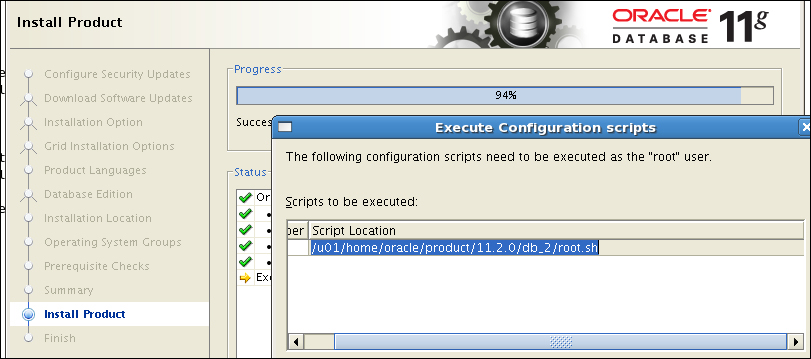 Time for action – patch set upgrade of physical standby