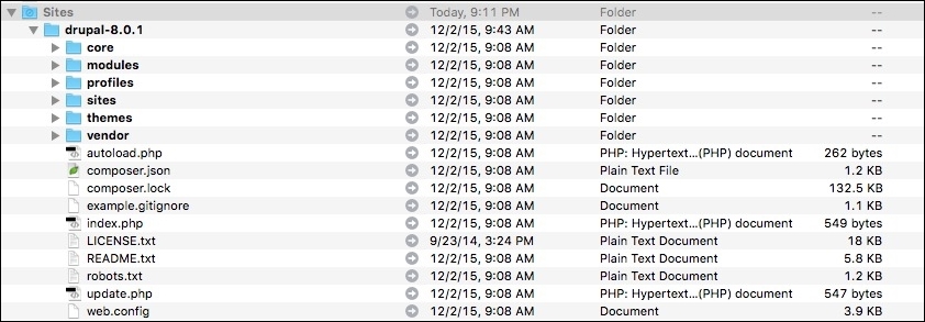 Creating our document root