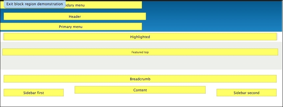 Demonstrating block regions