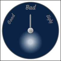 Using a radial gradient on a gauge chart