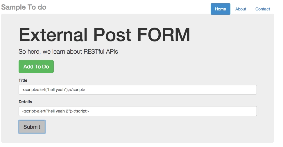 Examples of CSRF