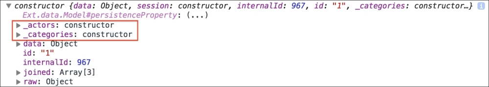 Loading nested JSON from the server