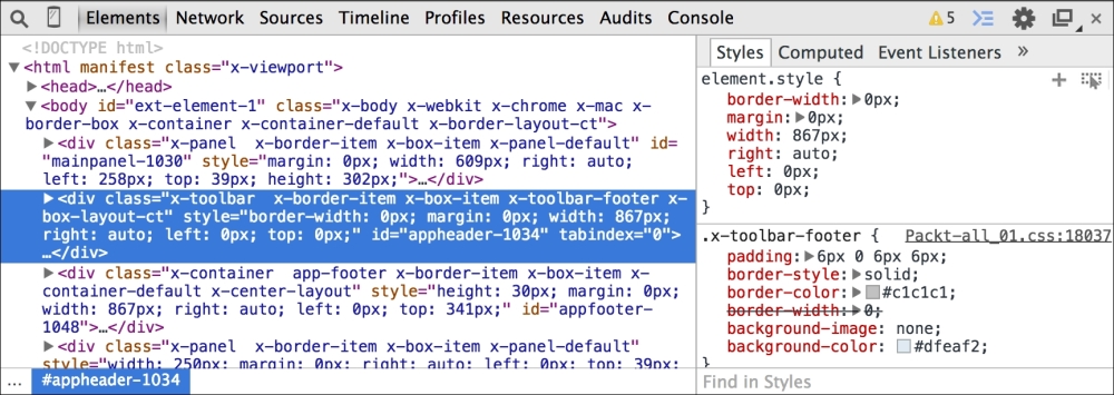 Debugging Ext JS applications