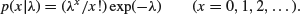 Unnumbered Display Equation