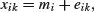 Unnumbered Display Equation