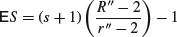 Unnumbered Display Equation